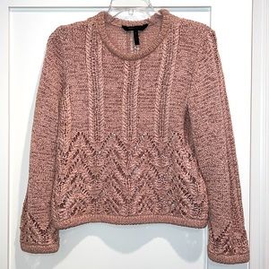 Beautiful detailed bcbg pink blouse